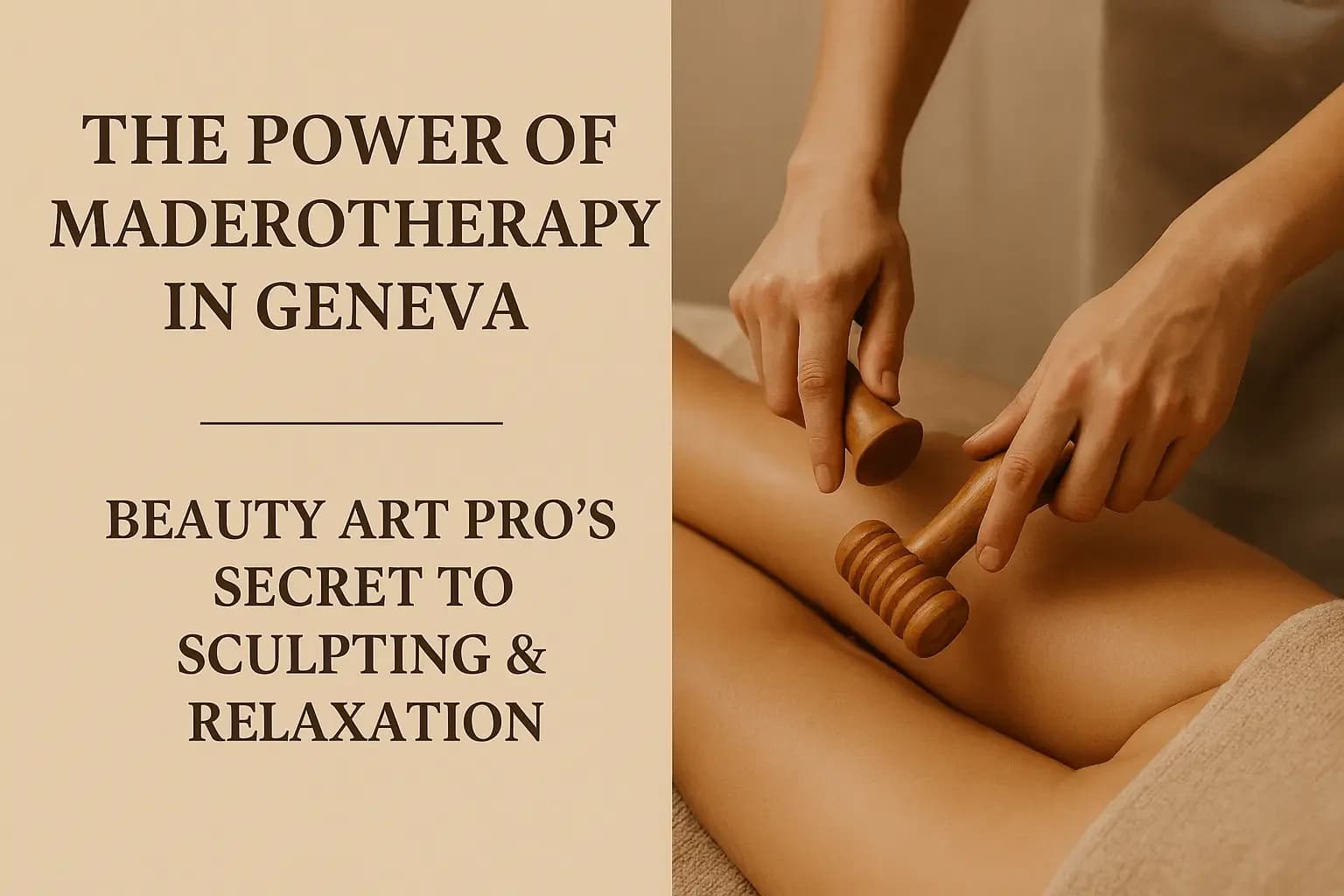 La puissance de la madérothérapie à Genève – Le secret des professionnels de l’art de la beauté pour sculpter et se détendre