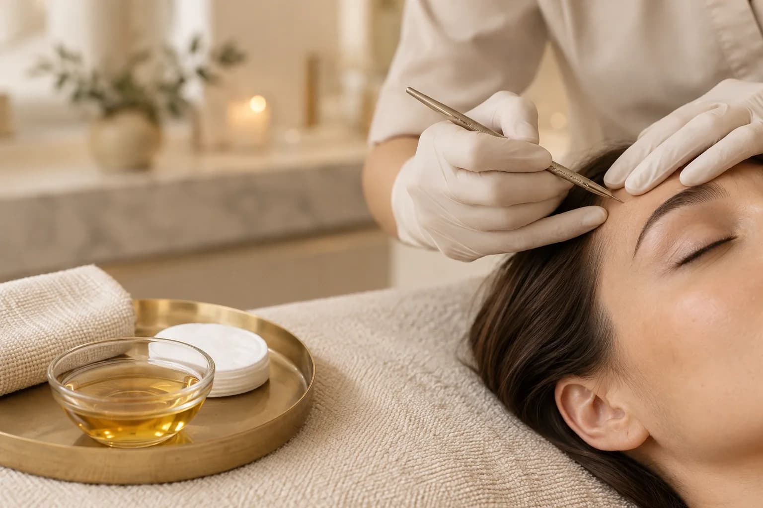 Détatouage PMU sans laser à Genève : effacer un ancien microblading