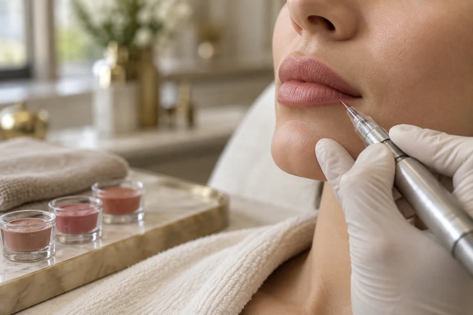 Lip blush à Genève : teinte, séance, cicatrisation et entretien