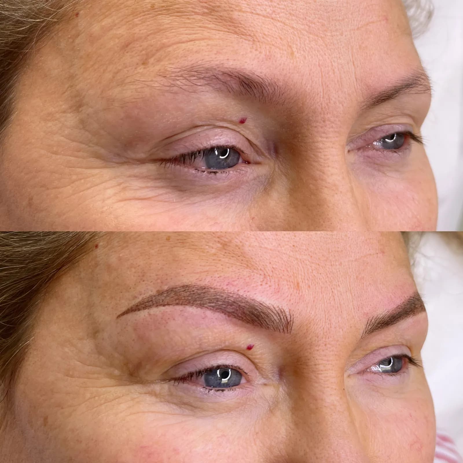 Combo Brows, avant et après — Beauty Art Pro, Genève