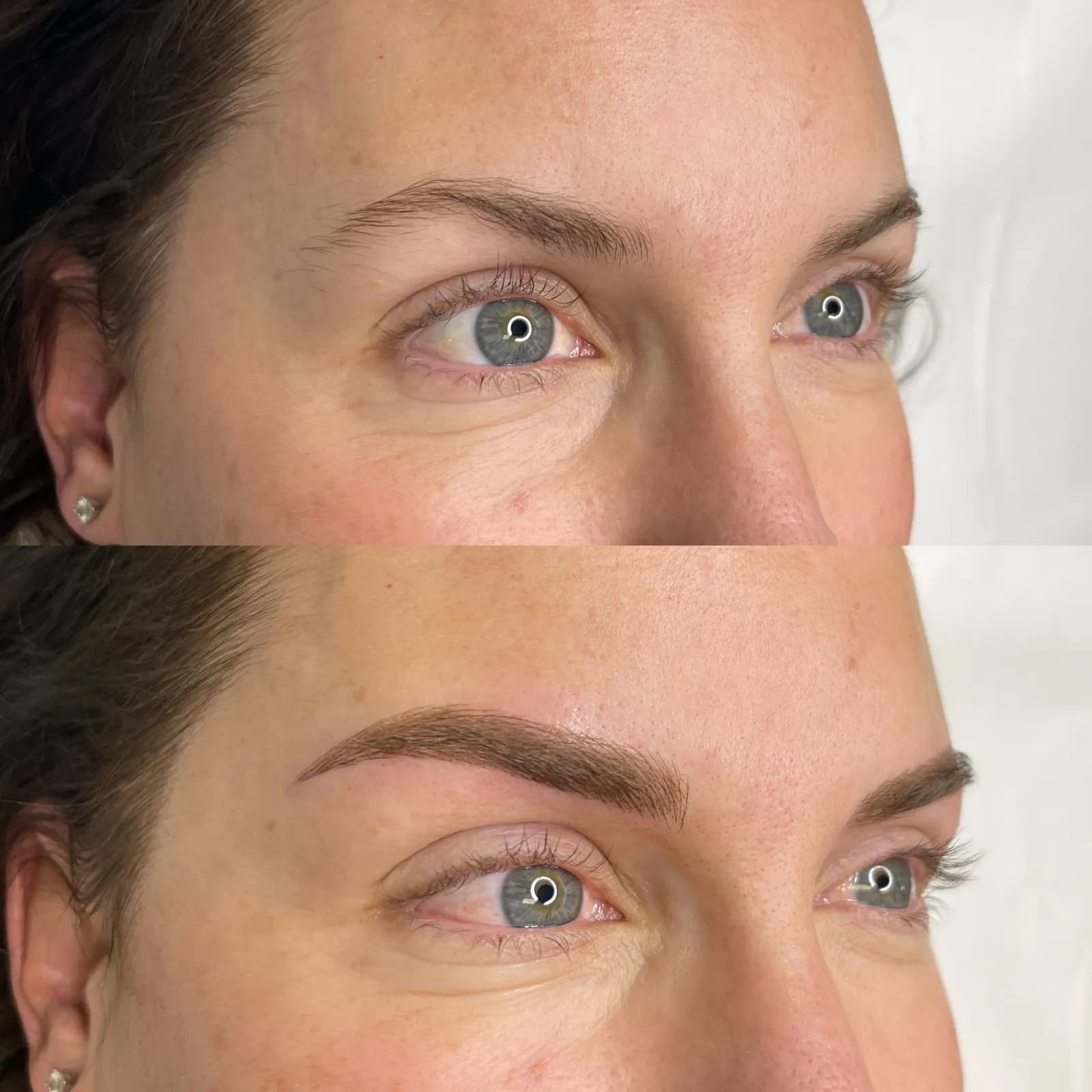 Microblading et ombrage (Combo Brows), avant et après — Beauty Art Pro, Genève
