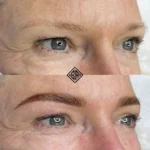 eyebrows henna before and after